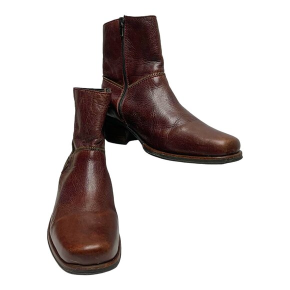 Wolky Savanna Leather Moto Styled Ankle Boots - Picture 10 of 11